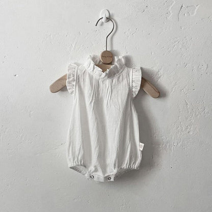 One Piece Linen Girl Bodysuit