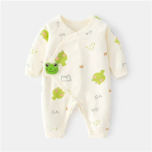 Newborn Printed Casual Jumpsuit