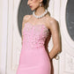 Slare Pearls Fischschwanz-Maxikleid