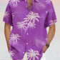 Hawaiian Floral Cotton Linen Shirt