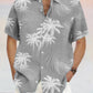 Hawaiian Floral Cotton Linen Shirt