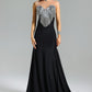 Yeney Diamante Fransen-Maxikleid