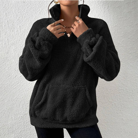 Soft Black Quarter Zip