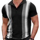 Vintage Stripe Short Sleeve Knitted Polo Shirt (US Only)