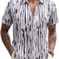 Casual Linen Blend Printed Shirt (US Only)