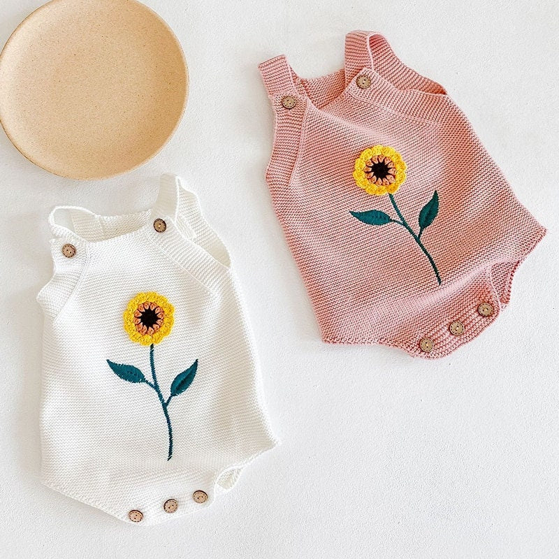 Sunflower Knitted Bodysuit