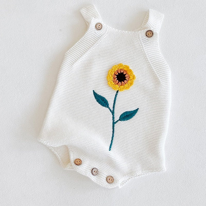 Sunflower Knitted Bodysuit