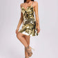 Kimberley Metallic Mirror Mini Dress