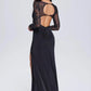 Valico High Slit Lace Maxi Dress