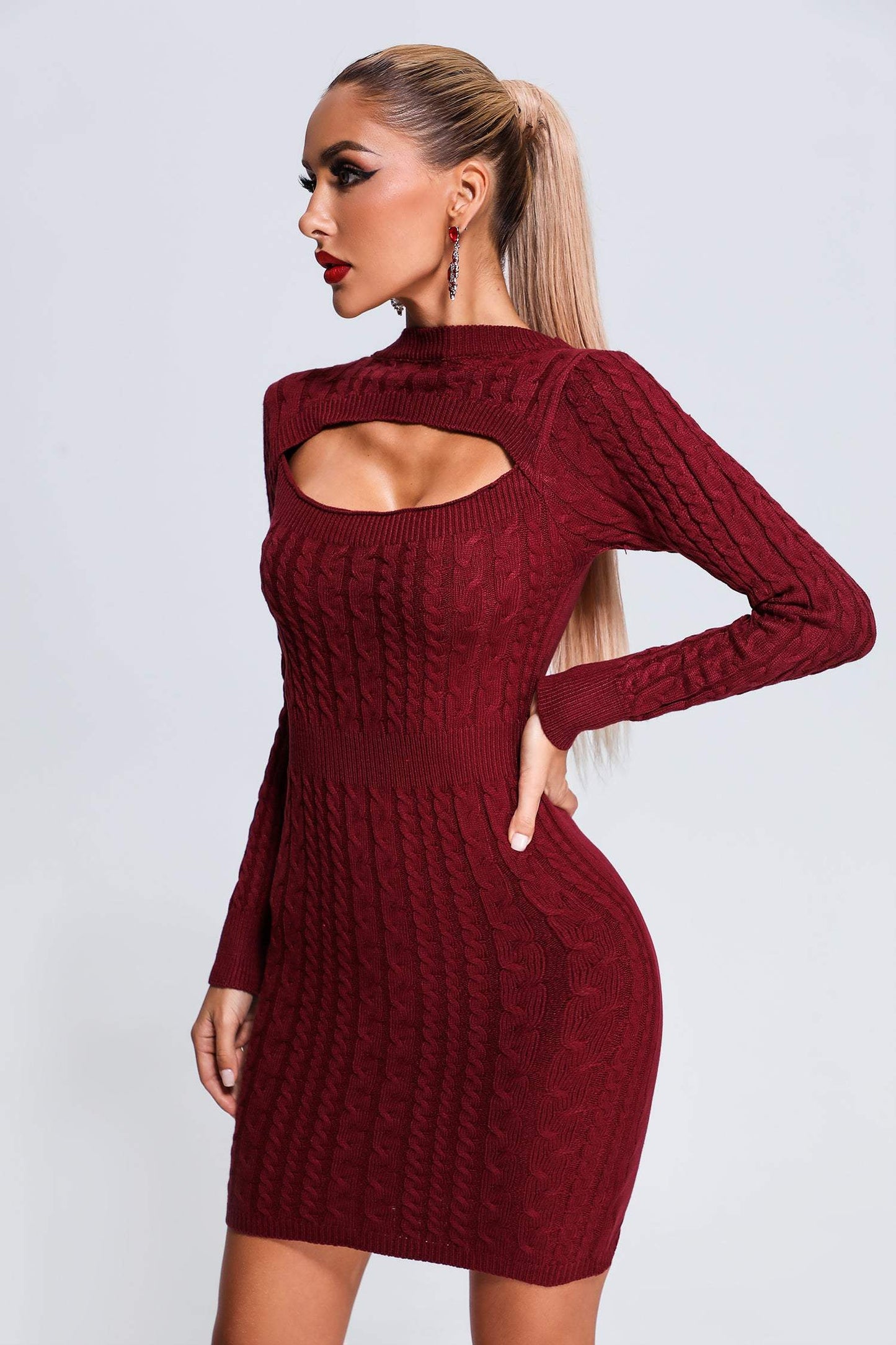 Olga Mini Strickkleid