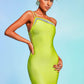 Jacey One Shoulder Mini Bandage Kleid