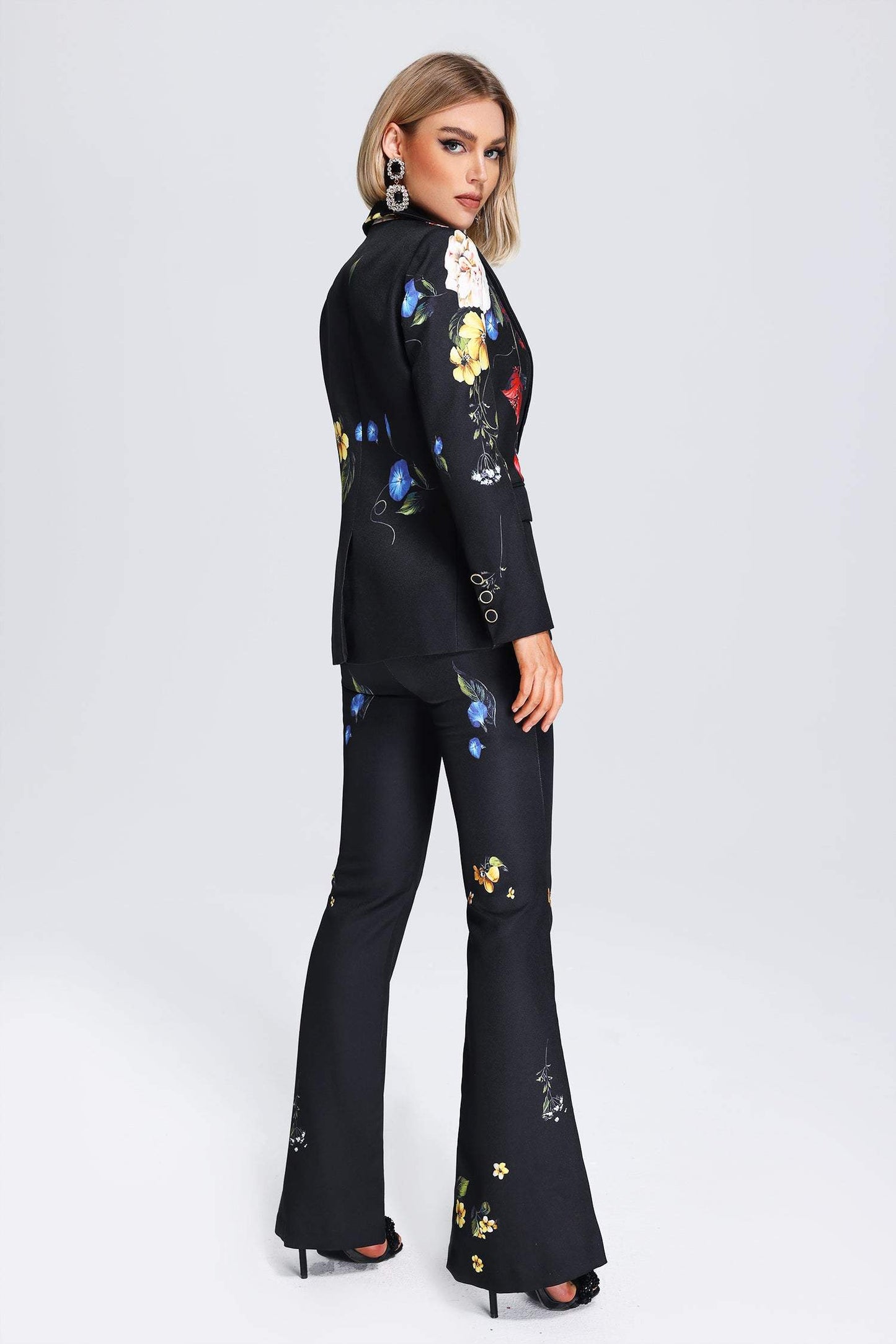 Martha Print Blazer Set