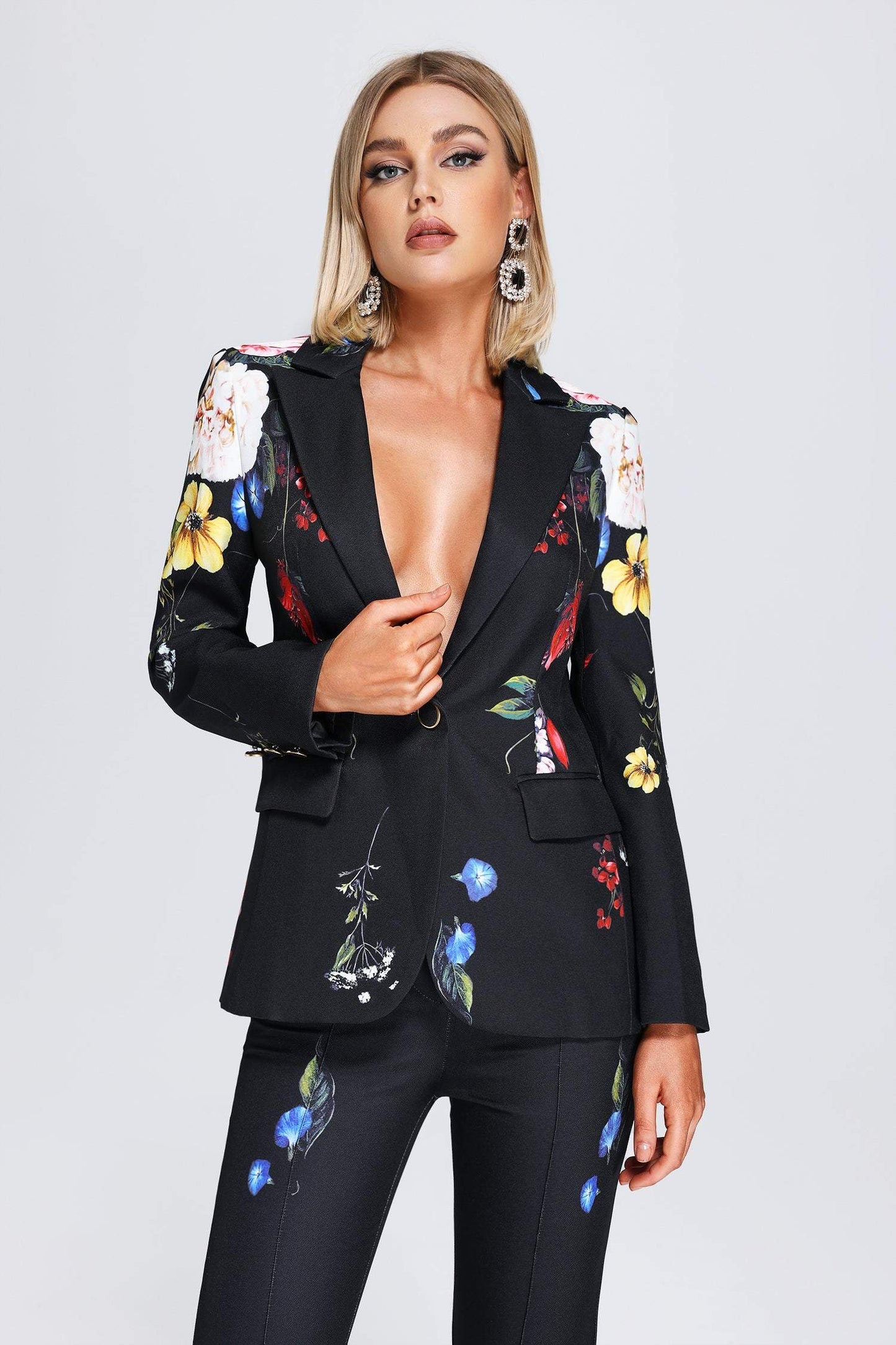 Martha Print Blazer Set