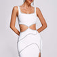 Niya Diamante Mini Bandage Kleid