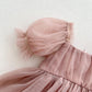 Puff Sleeve Tulle Dress