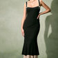 Charming Mermaid Evening Dress - Black