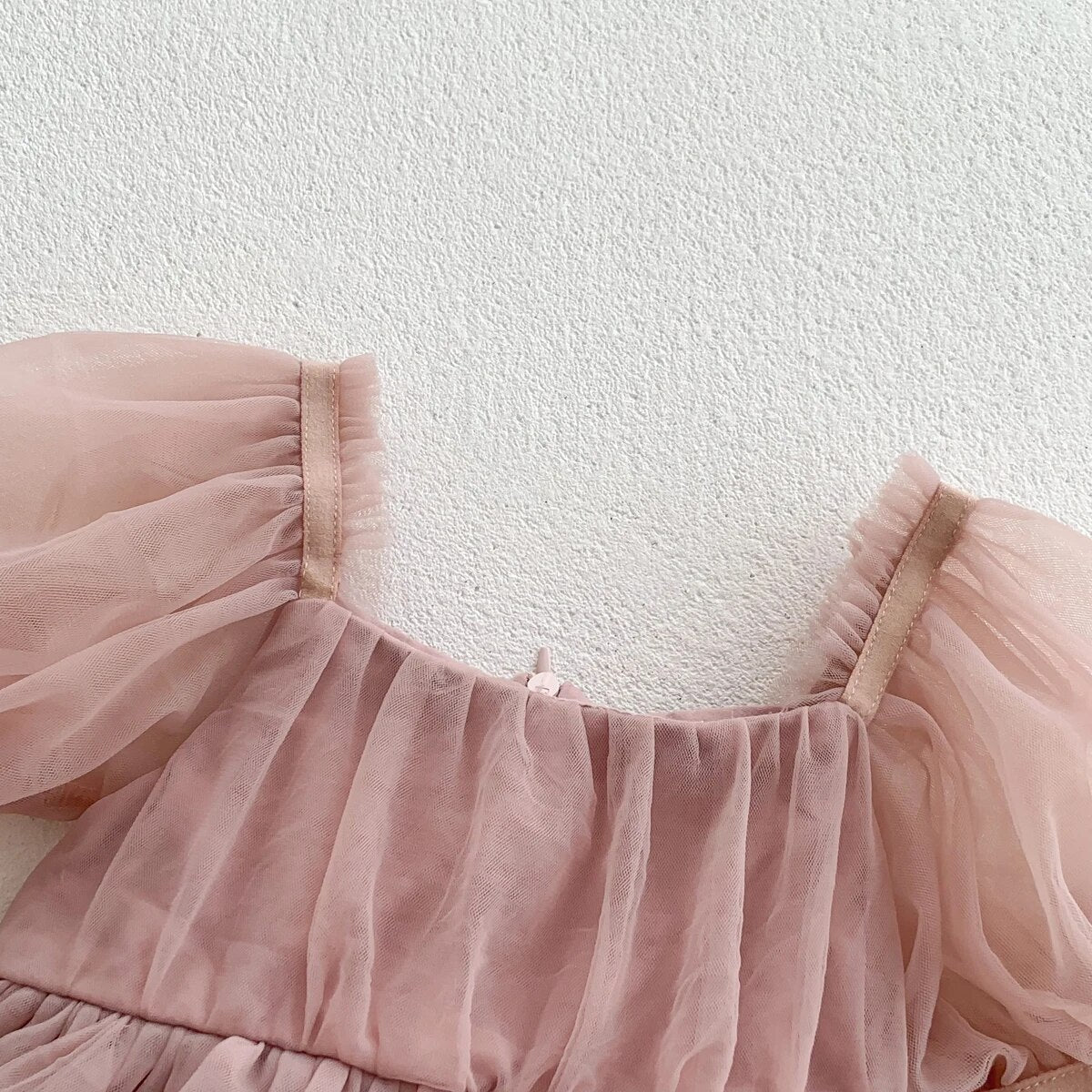 Puff Sleeve Tulle Dress